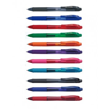  Pentel BL107/110 Energel-X Liquid Gelschreiber; verschiedene Farben; 0,35 mm / 0,50 mm; dokumentenecht, lichtecht, wasserfest 