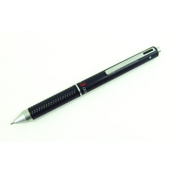  Senator 3-Aktion Druckkugelschreiber + Bleistift; uni; schwarz oder dunkelblau; schwarz, rot und Bleistift; 0,7 mm Bleistift 