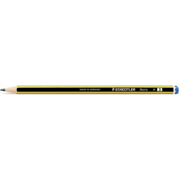  STAEDTLER Noris© 120	 Bleistift; H; schwarz-gelb; Sechskantschaft; ohne Radierer 
