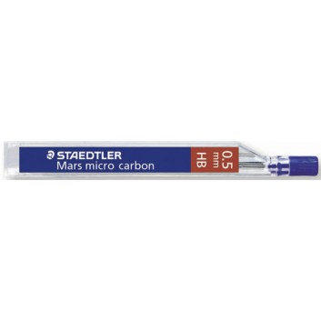  STAEDTLER Mars© micro carbon 250	 Feinmine; 0,5 mm; HB; schwarz; für Papier und Zeichenkarton; Kunststoff Dose 