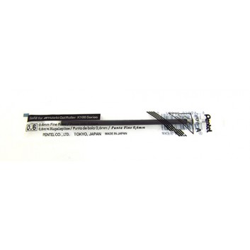  Pentel KF6 Ersatzmine für Hybrid K106 + K116; schwarz; 0,3 mm; dokumentenecht, lichtecht, wasserfest; Gelmine für Art.-Nr. 644106 und 644116 