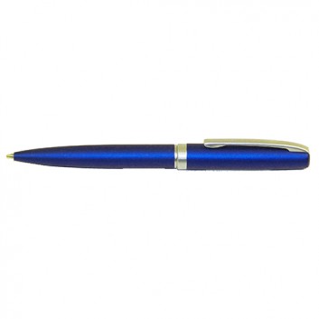  Online Kugelschreiber Ballpen Eleganza; uni; blau; schwarz; Metallclip; Drehmechanik, Metall; Metallclip silber; Großraummine; 138 x 11 x 12 mm 