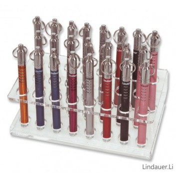  Mini Kugelschreiber mit Ringöse; mit Schlüsselanhänger; verschiedene Farben; schwarz; Metallclip; Kappe zum Schrauben & Schlüsselanhänger 