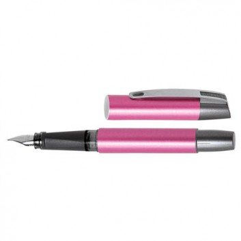  Online Campus ColourLine Füller; uni; pink; M (mittel); Patronenfüller; ca. 14 cm lang 