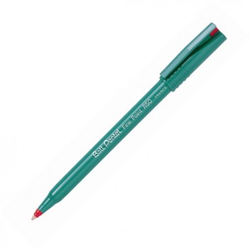  Pentel Ball R50f Tintenroller - Recycology; rot; 0,4 mm (fein) / Kugel 0,8 mm; Tinte auf Wasserbasis; Einwegstift, Mine nicht auswechselbar 