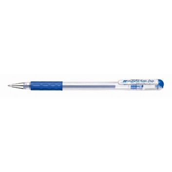  Pentel K116 Hybrid Grip Gelschreiber; blau; 0,3 mm; wasserfeste und lichtechte Pigmenttinte; passende Mine: KF6, Art.Nr. 642006; Gelstift mit Kappe 