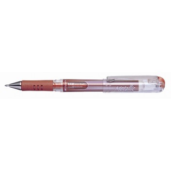  Pentel K230 Hybrid metallic Gelschreiber; bronze; 1,0 mm, mittel; permanent,lichtecht,deckend-Pigmenttinte; passende Mine: KFR10 