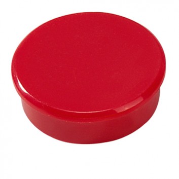  Dahle Magnete; 38 x 13,5 mm (Ø x H); rot; 25N (ca. 2500 g); rund 