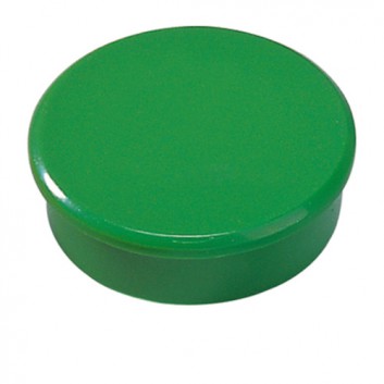  Dahle Magnete; 38 x 13,5 mm (Ø x H); grün; 25N (ca. 2500 g); rund 