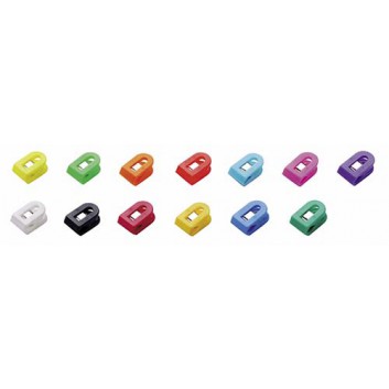  WEDO Briefklemmer Liliput; 15 mm; farbig sortiert; Kunststoff; Klemmdicke max: 6 mm; Klemmfeder vorhanden 