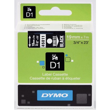  Dymo Schriftbandkassette; 19 mm x 7 m (BxL); verschiedene Farben; verschiedene Farben; ablösbar; Kunststoff, laminiert 