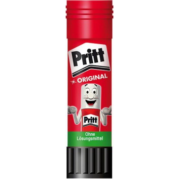  Pritt Klebestift, Alleskleber; 11 g; Papier, Pappe, Fotos, Etiketten; ohne Lösungsmittel; kalt auswaschbar 