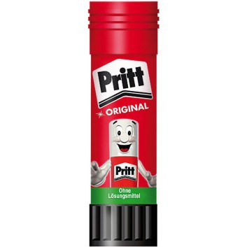  Pritt Klebestift, Alleskleber; 22 g; Papier, Pappe, Fotos, Etiketten; ohne Lösungsmittel; kalt auswaschbar 