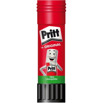  Pritt Klebestift, Alleskleber; 43 g; Papier, Pappe, Fotos, Etiketten; ohne Lösungsmittel; kalt auswaschbar 