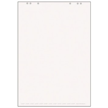  Flipchartblock holzfrei; 67 x 99 cm; blanko, gerollt, 80g/m2, 20-Blatt/Block 