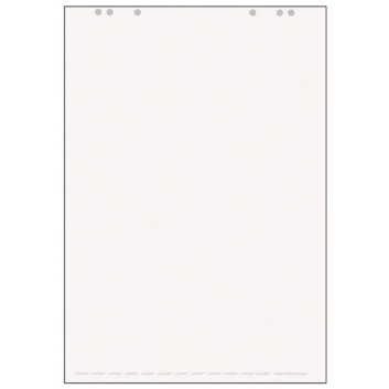  Flipchartblock holzfrei; 67 x 99 cm; blanko, gerollt, 80g/m2, 20-Blatt/Block 