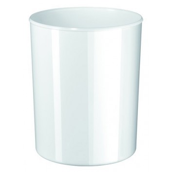  HAN Design-Papierkorb i-Line; 283 x 257 x 340 mm(Ø-Oben x Ø-Unten x H); weiß; hochwertiger Kunststoff (SMMA); Fassungsvermögen: 20 Liter 