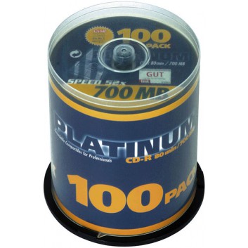  maxell CD-R Rohlinge; 700 MB, 80 min.; 52x; gold; 100er Cakebox 