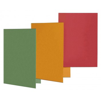  ELBA Aktendeckel; verschiedene Farben; für DIN A4; Manilakarton; 250 g; ca. 100 Blatt; ohne Aufdruck 