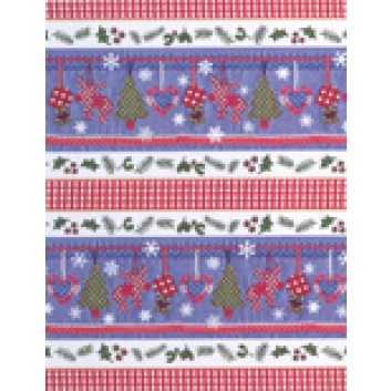  Weihnachts-Geschenkpapier, Großrolle; 50 cm x 250 m / 70 cm x 250 m; diverse Weihnachts-Anhänger, Rustikal; weitere; 2A5460 