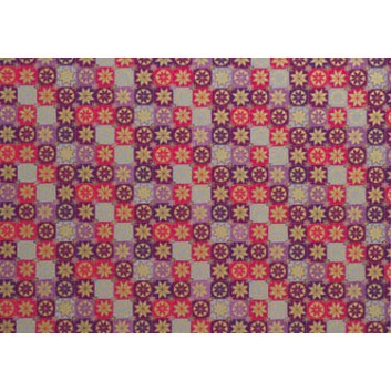  Weihnachts-Geschenkpapier, Großrolle; 50 cm x 250 m / 70 cm x 250 m; Grafisch: Würfel mit Sternen; lila; 2A5461 