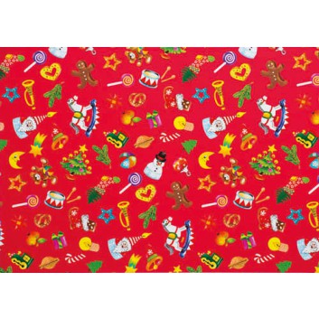  Weihnachts-Geschenkpapier, Großrolle; 50 cm x 250 m / 70 cm x 250 m; Kinder-Symbole; Kinder; 2A5470; Geschenkpapier, gestrichen-glatt, 80g/qm 