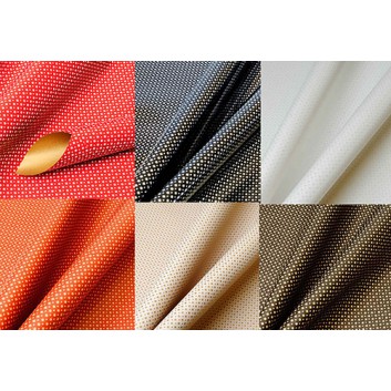  Weihnachts-Geschenkpapier, Großrolle; 50 cm x 250 m / 70 cm x 250 m; Sternenminis & Pünktchen; verschiedene Farbstellungen 