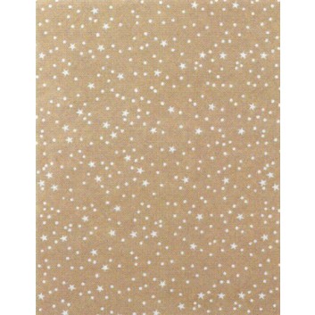  Weihnachts-Geschenkpapier, Großrolle; 50 cm / 70 cm x 250 m, Secare-Rolle; Schneegestöber; naturbraun mit weiß; 8A898529 