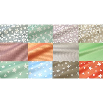  Weihnachts-Geschenkpapier, light; 50 cm Secare-Rolle; verschiedene Motive; ca.30-40 g/qm = ca. 300-350 lfm 