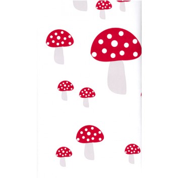  Weihnachts-Geschenkpapier, Großrolle; 50 cm x 250 m / 70 cm x 250 m; Fliegenpilz; rot-weiss; 86180; Geschenkpapier, gestrichen-glatt, 60g/qm 