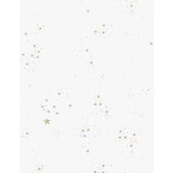  Weihnachts-Klarsicht-Folie mit Motiv; 70 cm x 50 m; Sterne; gold; 285186; OPP-Folie, transparent ca. 25 my 