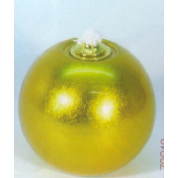  Öllicht; Kugel; gold; ca. 10 cm; Kugel 