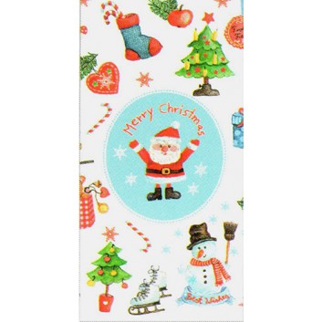  Braun & Company Weihnachts-Design-Taschentücher; Merry Season (div. Weihnachtsmotive); 1041; 22 x 21 cm; 1/8 gefalzt auf 11 x 5,5 cm 