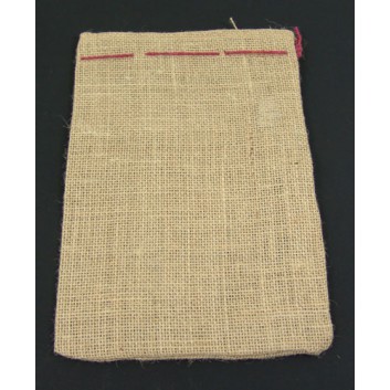  folia Jutesack natur; 17 x 25 cm; uni; braun; mit Zugband; Jute natur; Breite x Gesamthöhe 