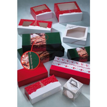  Lebensmittel-Karton/Stollenkarton; diverse; 1000g / 1500g Stollen; verschiedene Motive; Wellpappe, stabil; 1-teilig 