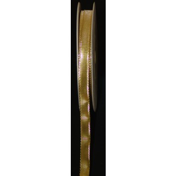  Dekogena Weihnachts-Lahnband; 10 mm x 50 m; Beatrice: uni; gold; 15; Lahnband; ohne Draht 