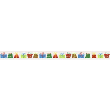  Ursus Weihnachts-Klebeband; 15 mm x 10 m; Weihnachtspäckchen; Lösungsmittel- und Säurefrei; 5905 00 62; Reispapier 
