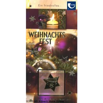  Horn Weihnachtskarte; 95 x 190 mm; 22-H-1377; Hochformat; weiß 