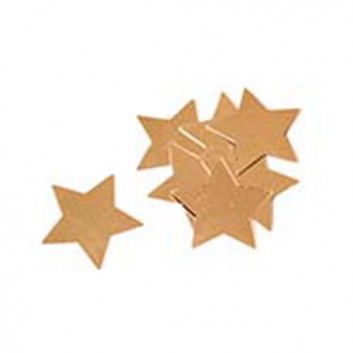  PaperStyle Weihnachts-Konfetti/Streudeko; Sterne, 5-zackig - gold; ca. 25-30 mm; Beutel mit 10g Inhalt 