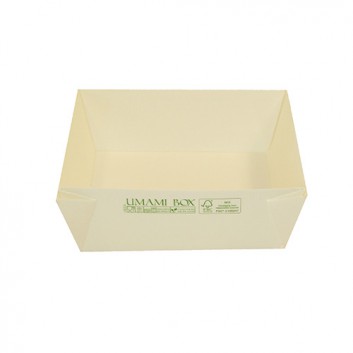  Snackbox-Tray M weiß; M: Boden: 130 x 130 x 50/oben: 154x154mm; Umami; weiß; Zellulose; ArtNr.: 63761 / KatNr.: 3535863761; Länge x Breite x Höhe 