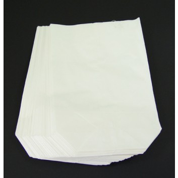  Papier-Bodenbeutel; 20,0 x 29 cm; 1,5 kg; weiß; unbedruckt; Kreuzbodenbeutel, gefädelt; gefädelt; für Obst, Gemüse und Nüsse; Breite x Höhe 