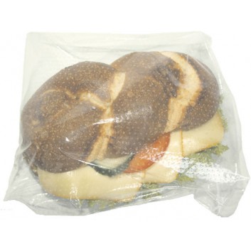  Take-away-Beutel, Sandwichbeutel; 16 x 25 cm / 16 x 35 cm; ohne; transparent; PP klar, 25 my; microperforiert; für Sandwiches, Belegte Semmeln 