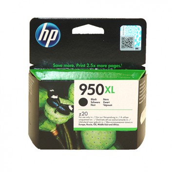  HP Original Tinte HP; 950XL; CN045AE; schwarz; 2300 Seiten; geeign. für Officejet Pro 8100, 8600,; 8600 Plus,8610,8615,8616,8620,251+276dw 