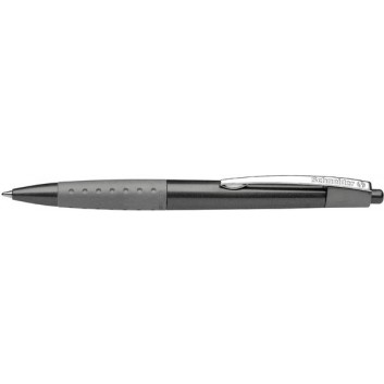  Schneider Loox Druckkugelschreiber; schwarz-grau; schwarz; M (mittel); Softgripzone; Metallclip; Express 775 M (! #75 passt nicht) 