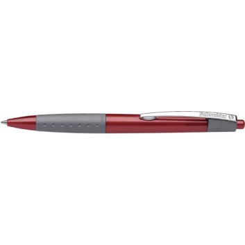  Schneider Loox Druckkugelschreiber; rot-grau; rot; M (mittel); Softgripzone; Metallclip; Express 775 M (! #75 passt nicht) 