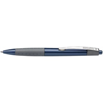  Schneider Loox Druckkugelschreiber; blau-grau; blau; M (mittel); Softgripzone; Metallclip; Express 775 M (! #75 passt nicht) 