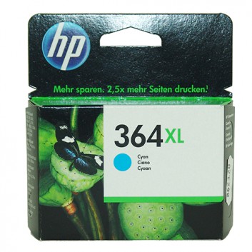  HP Original Tintenpatrone; HP 364XL; CB323EE; cyan; 6 ml; 750 Seiten; geeignet für Officejet 4620, 4622 