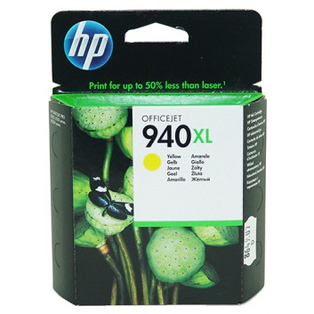  HP Original Tintenpatrone; 940XL; C4909AE; yellow; 28 ml; 1400 Seiten; geeignet für Officejet Pro 8000, 8500 