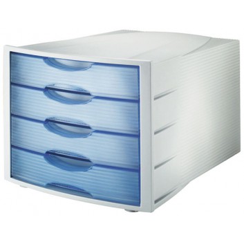  HAN Schubladenbox Monitor; 4 Schübe geschlossen; verschiedene Farben; 294 x 368 x 235 mm (B x H x T); DIN A4 