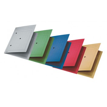  LEITZ Umlaufmappe; verschiedene Farben; für DIN A4; Manilakarton; 320 g; 5 mm; mit 4-seitigem Gitterdruck; mit 3 Schaulöchern 